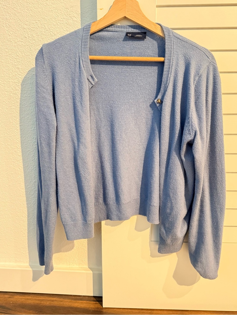 GAP Pale Blue Cropped Cardigan